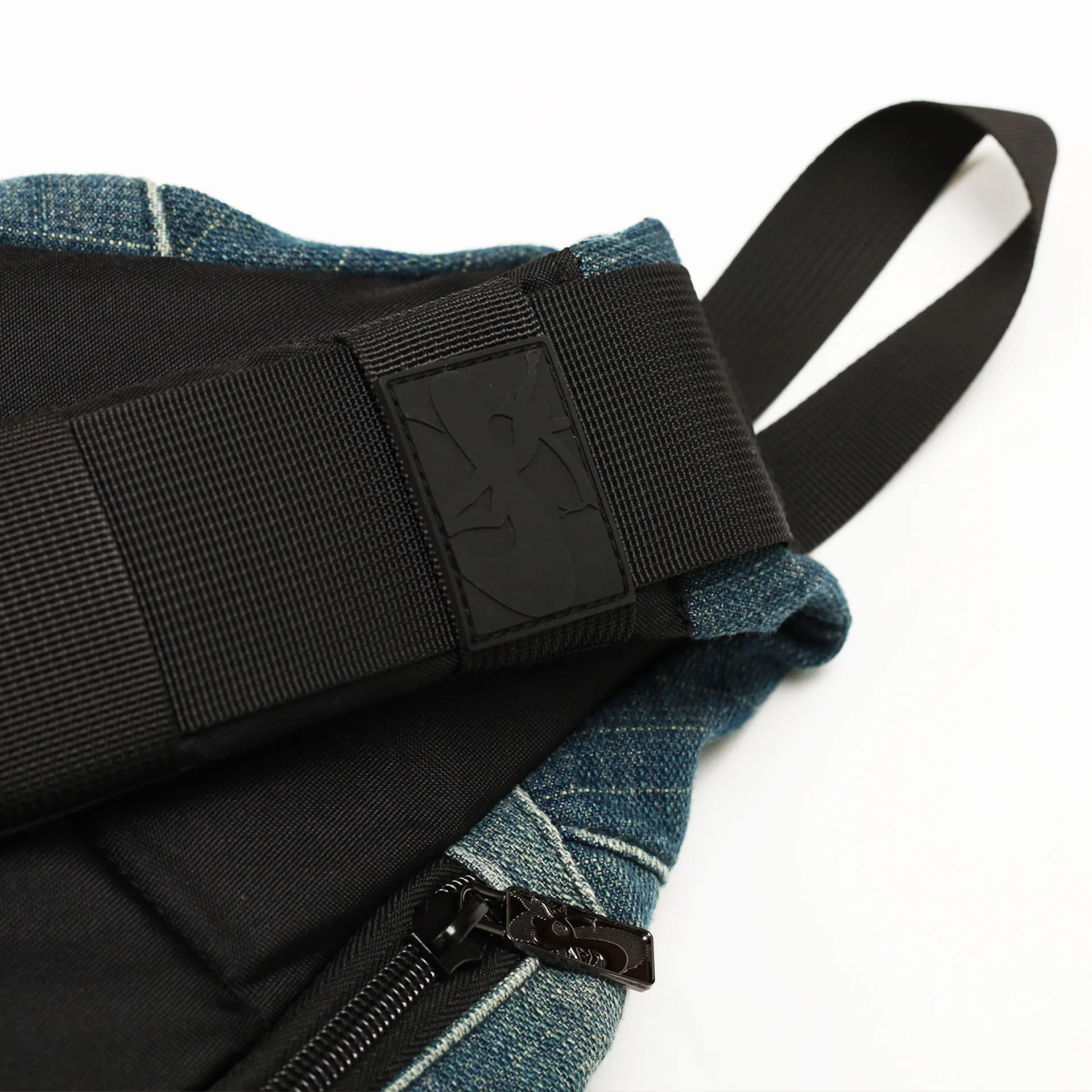 Denim Sling Back Pack (Blue) - Image 3