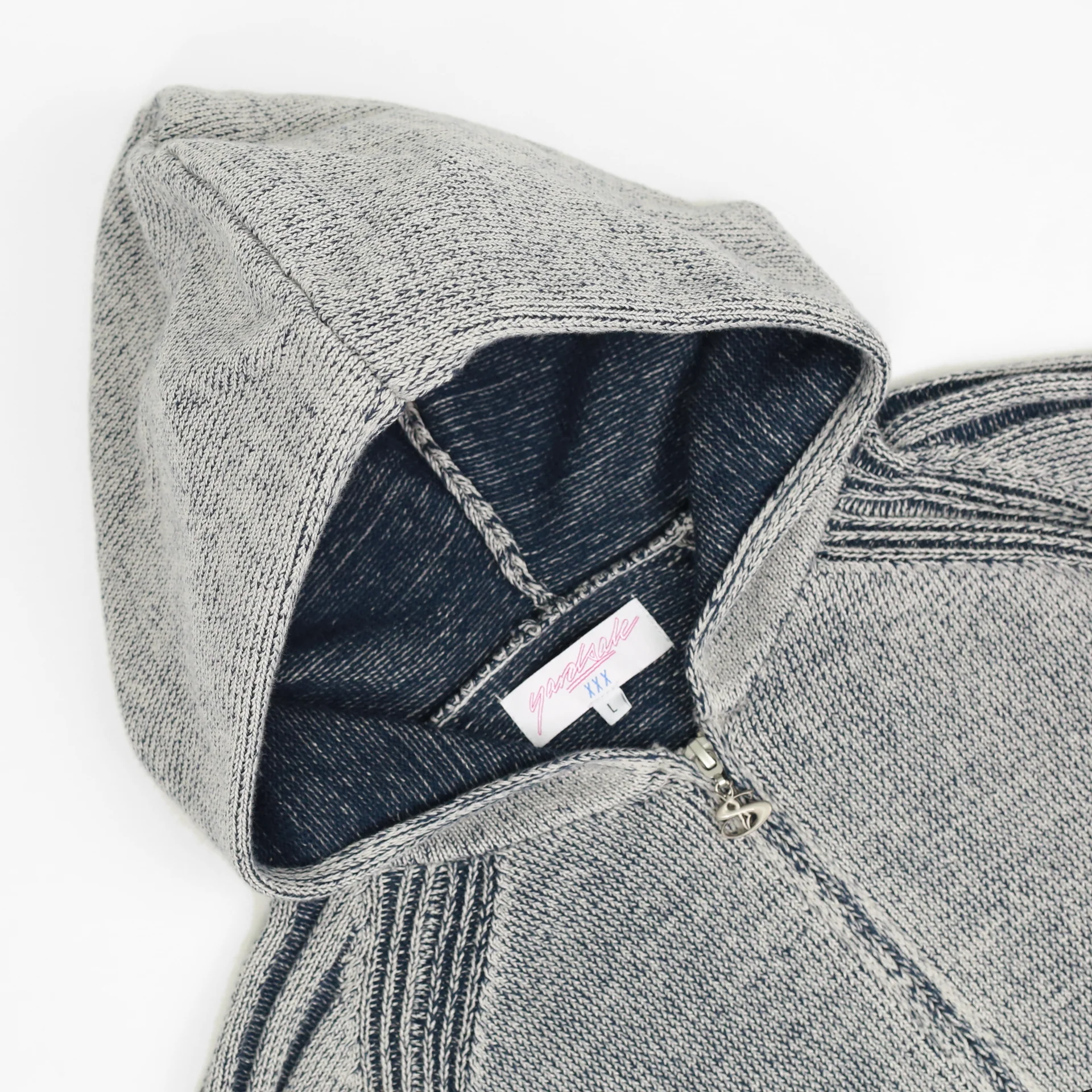 Heathered Fullzip Hood (Stone) - Image 3