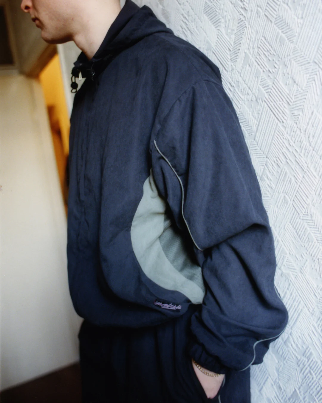 Luna Shell Track Jacket (Black) - Image 7